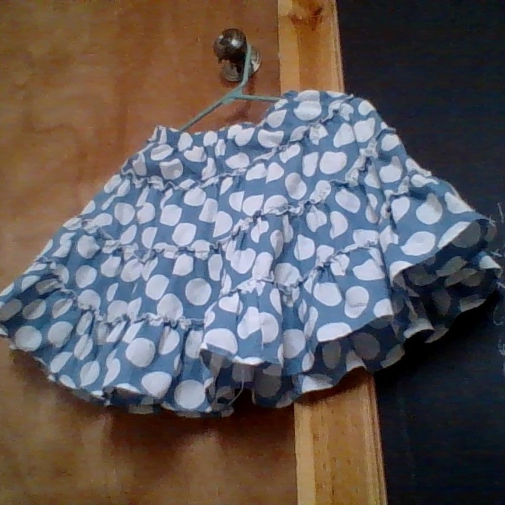 Blue skirt